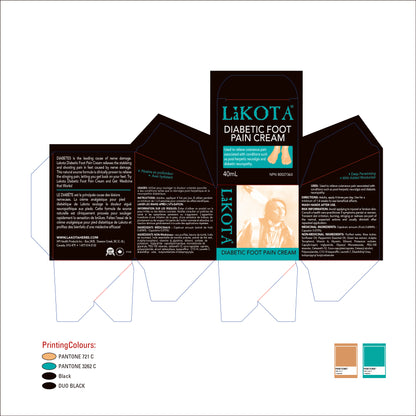 Lakota diabetic foot pain cream product photo